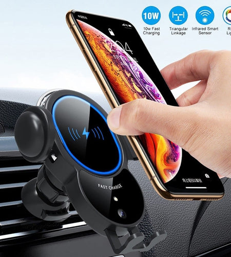 10W Wireless Automatic Clamping Mount Fast Charger For Your Car